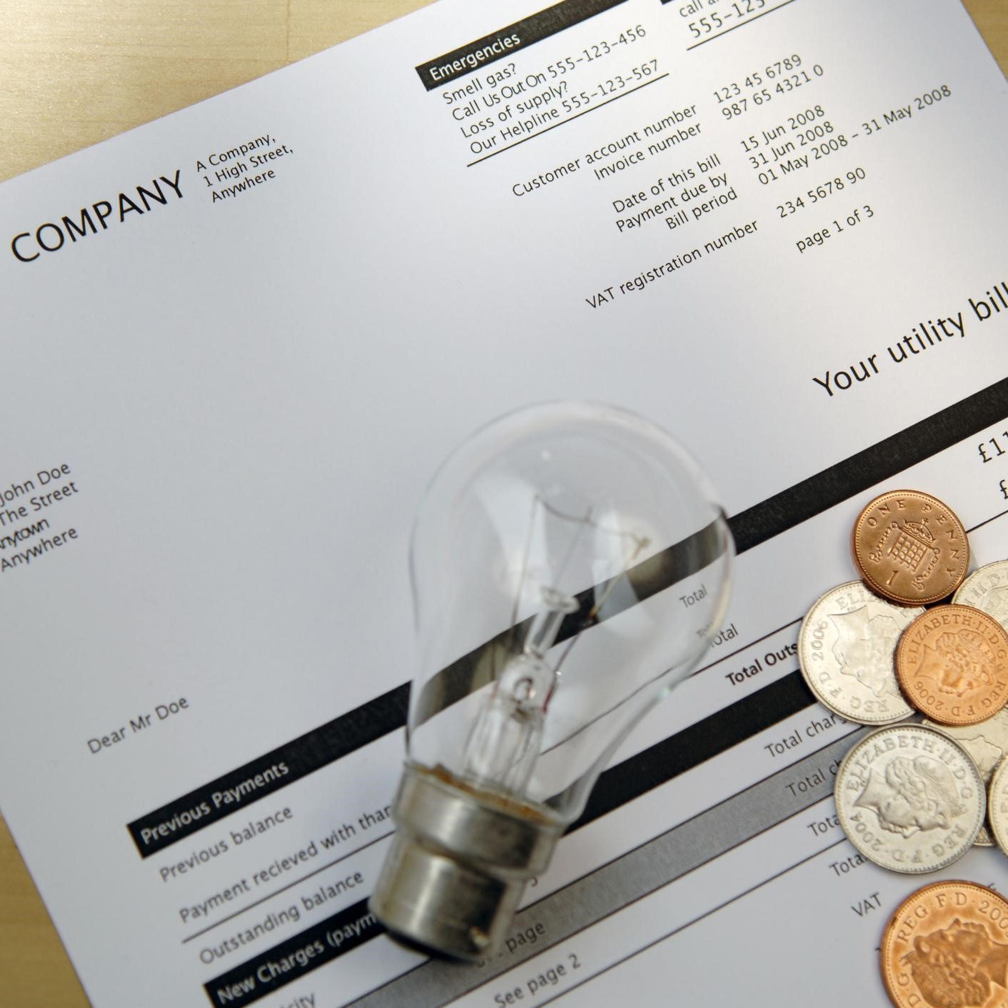 What is the standing charge on my energy bill?
